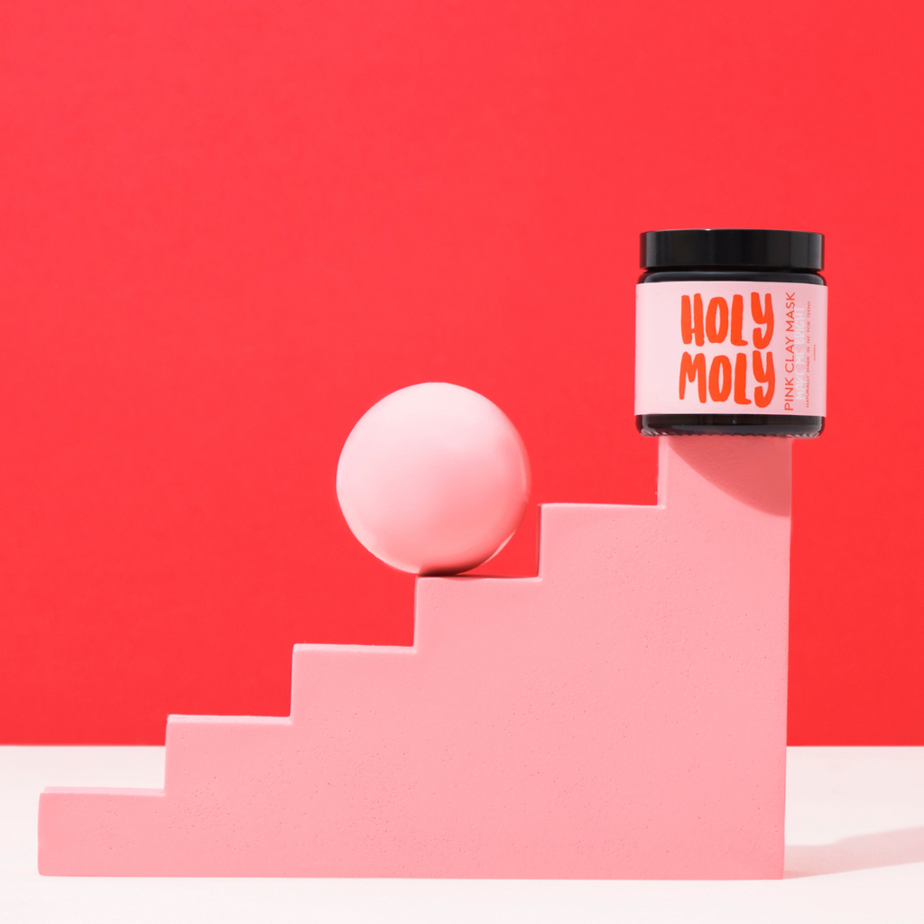 Holy Moly Pink Clay Mask for Teens